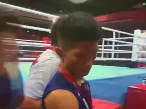 Video: japonés que le "ganó" a Yuberjen no se podía ni sostener saliendo del ring