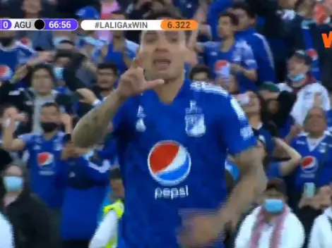 Se reivindica 'El Caballo' Márquez: marca el gol del triunfo de Millonarios