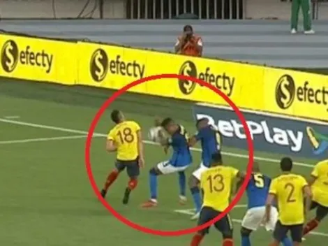 El VAR pasa desapercibido una mano clara que era penalti para Colombia