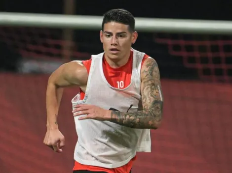 Nadie lo entiende: James otra vez se queda sin debutar en Al Rayyan...