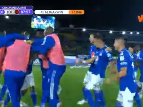 Video: un gol olímpico de David Silva ilusiona a Millonarios con la final