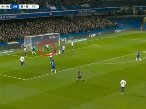 ¡No puede ser! Davinson Sánchez comprometido en el gol que puso a ganar al Chelsea