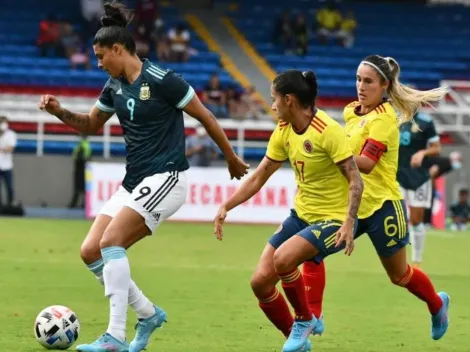 Colombia vs. Argentina por un amistoso de fútbol femenino