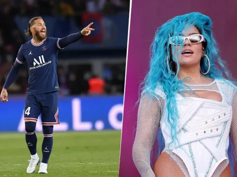 Sergio Ramos activa el modo 'bichote' y Karol G lo dejó en evidencia