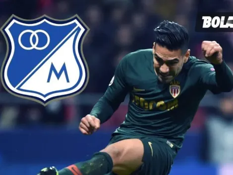 Mónaco se une al cumpleaños de Millonarios con una foto de Falcao