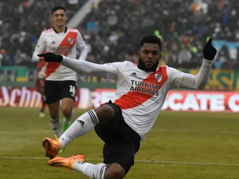 Borja, brillante: se roba el show en River con dos asistencias y un golazo