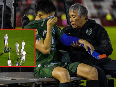 En video quedó registrado el momento de la impactante lesión de un jugador en la Liga de Argentina