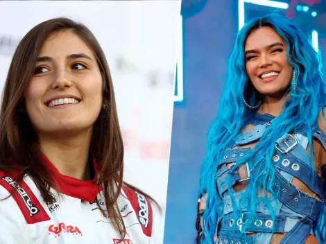 Karol G se pone la '10' y patrocinará a Tatiana Calderón en la Fórmula 2