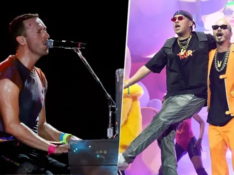 Coldplay canta 'La Canción' de Bad Bunny y J Balvin y enciende los elogios en las redes