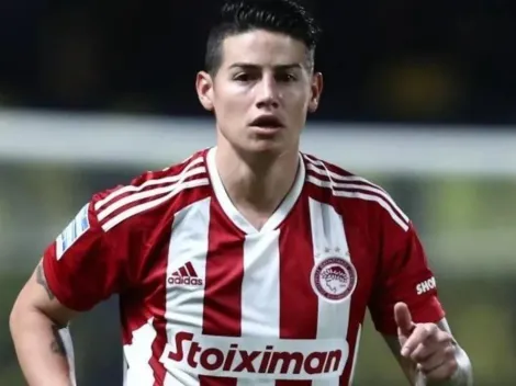 De no creer: técnico de Olympiacos confirmó que James se volvió a lesionar