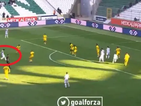 Descomunal golazo de Jorman Campuzano que sorprendió a todos en Turquía