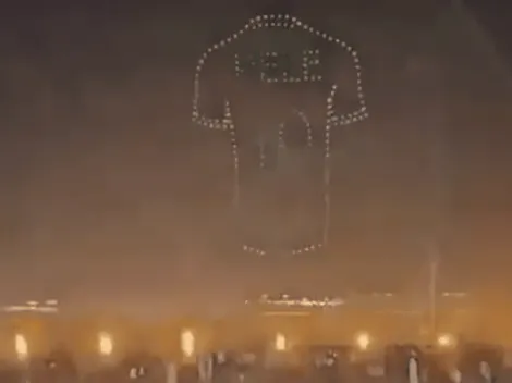 Video: emotivo homenaje de FIFA a Pelé en Qatar 2022 con un show de drones