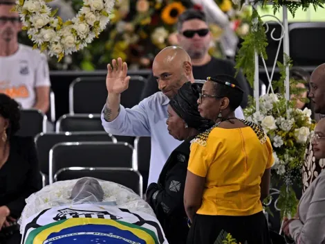 Desgarrador: las conmovedoras fotos que dejó el funeral de Pelé