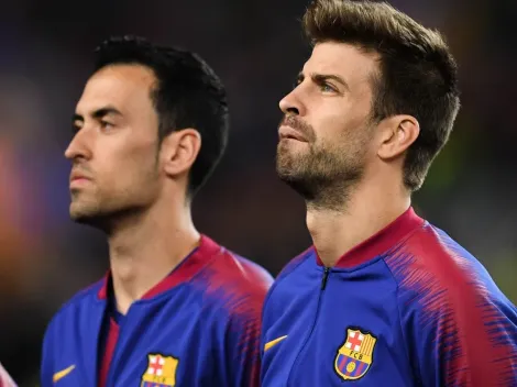 Sergio Busquets le hizo broma pesada a Piqué con canción de Shakira