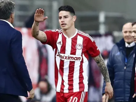 James Rodríguez no para de brillar con Olympiacos y recibió una distinción