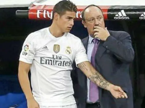 ¿Apuntó a James? ‘Rafa’ Benítez contó lo que ocurrió en el Real Madrid