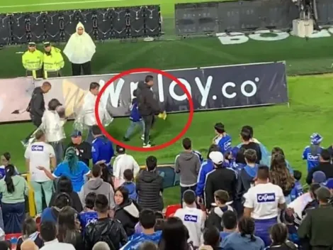 Triste maltrato de hinchas de Millonarios a un niño por insólita razón