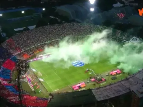 Apoteósico recibimiento de la hinchada de Atlético Nacional en el clásico