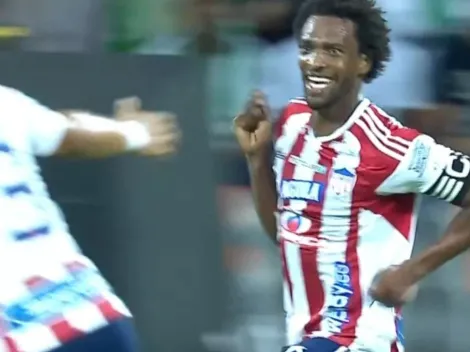 Didier Moreno sorprende a Nacional y le da el primer gol a Junior