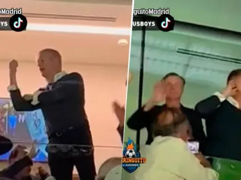 Papá de Haaland se desató en gestos contras los hinchas del Real Madrid