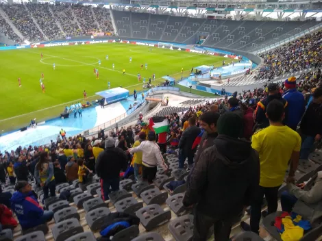 Mostraron la bandera de Palestina y hay enfrentamientos tras el Colombia vs. Israel