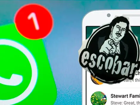 Hombre fue demandado por enviar un sticker de Pablo Escobar