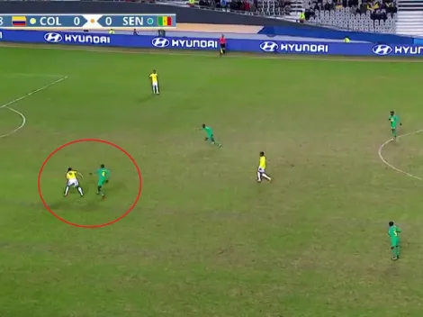 Video: garrafal error de Kevin Mantilla que facilitó el gol de Senegal