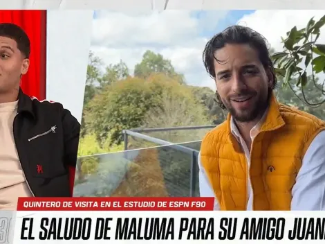 "Te quiero mucho": conmovedor mensaje de Maluma a Juanfer Quintero en ESPN