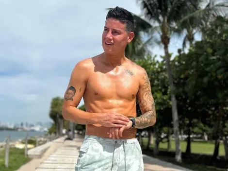 Pillaron a James Rodríguez en Miami con una mujer que tiene un pasado polémico con Nicky Jam