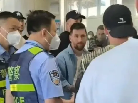 El incidente que tuvo Messi en un aeropuerto de China: no lo dejaban pasar