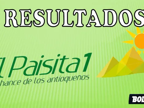 Resultados de la Paisita Día del martes 13 de junio 2023