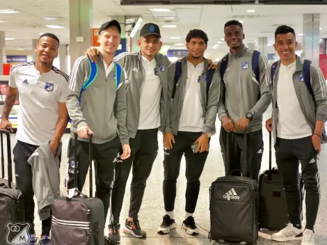 Gran recibimiento a Millonarios en Buenos Aires tras ser campeón