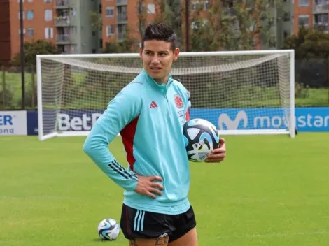 ¿Juega en el FPC? James posó con la camiseta de un equipo colombiano