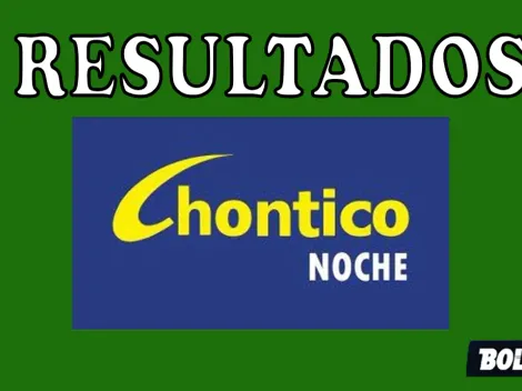 Resultado del Chontico Noche del sábado 22 de julio 2023