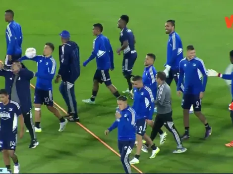 Video: Millonarios hace llorar a más de uno luego de lucir el trofeo en El Campín