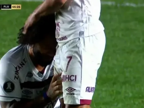 Marcelo, en medio del llanto, tras generar angustiosa lesión en la Copa Libertadores
