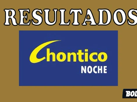 Resultados Chontico Noche del domingo 6 de agosto 2023