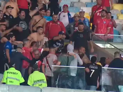 Brutal represión de la Policía en Brasil con hinchas argentinos