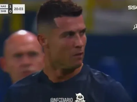 “Siempre contra mí”, así fue el momento de furia de Cristiano Ronaldo