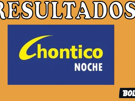 Resultado GANADOR en el Chontico Noche de HOY, viernes 1 de septiembre 2023