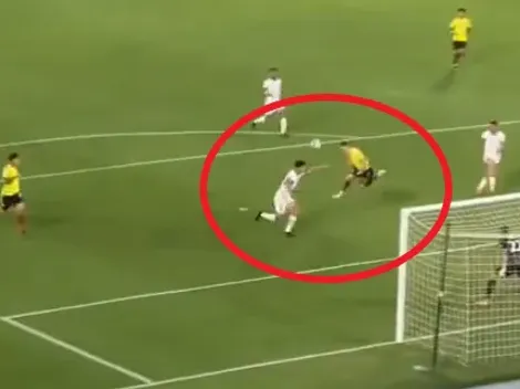 Rafael Santos Borré y su gol visto desde la tribuna: simplemente emocionante