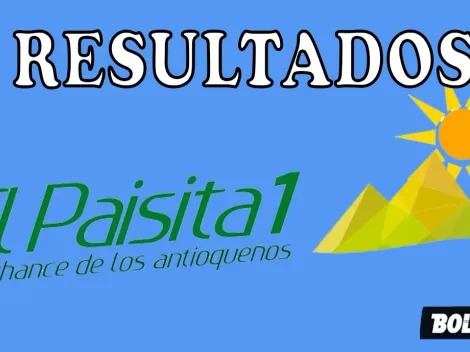 Resultados Paisita Noche del último sorteo domingo 10 de septiembre 2023