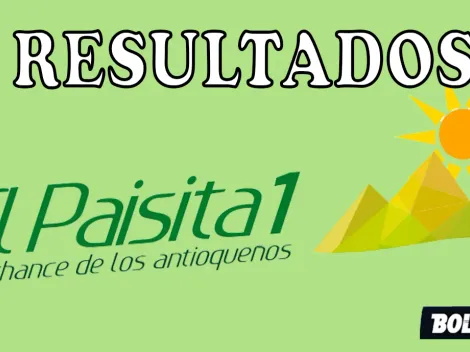 Resultado del Paisita Día del viernes 15 de septiembre 2023