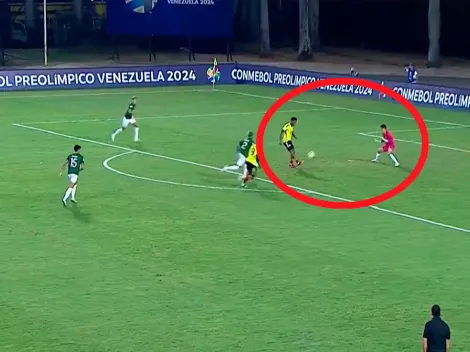 El patético gol que falló Colombia ante Bolivia en el Preolímpico