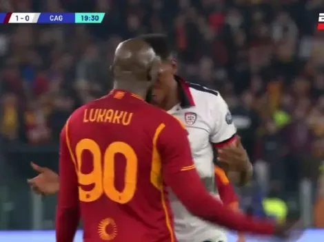 Todo quedó en video: fuerte agarrón de Yerry Mina con Romelu Lukaku en Italia