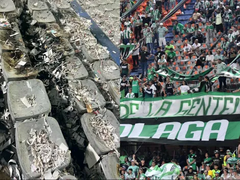 Drástica medida de la alcadía contra los hinchas de Atlético Nacional que quemaron el estadio