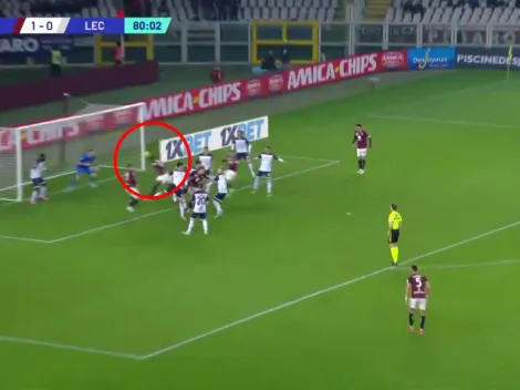 Gol de Duván Zapata en la victoria de Torino 2-0 sobre Lecce