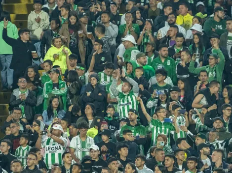 ¡Descontento total! Silbidos de los hinchas de Atlético Nacional en el Atanasio Girardot