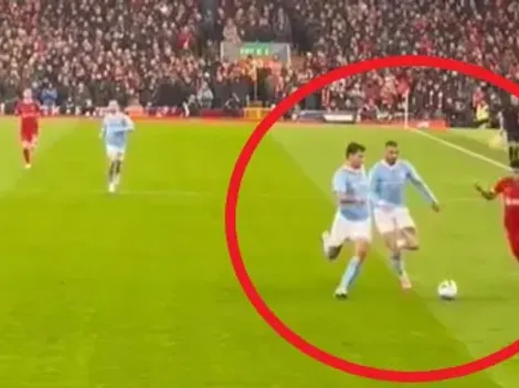 La jugadota de Luis Díaz ante el Manchester City vista desde la tribuna