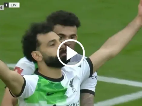 VIDEO | Así celebró Luis Díaz el gol de Salah